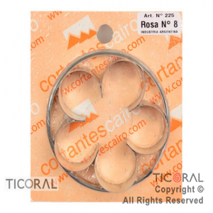 CORT C 225 ROSA N.8 HOJALATA x 1 CORT C 225 ROSA N.8 HOJALATA x 1
